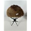 Image 5 : Vintage Muskrat Fur Pillbox‑Style Hat, with The Bay Box