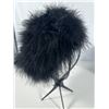 Image 2 : Black Marabou Feather Cap, with Bronze Hat Box