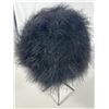 Image 3 : Black Marabou Feather Cap, with Bronze Hat Box