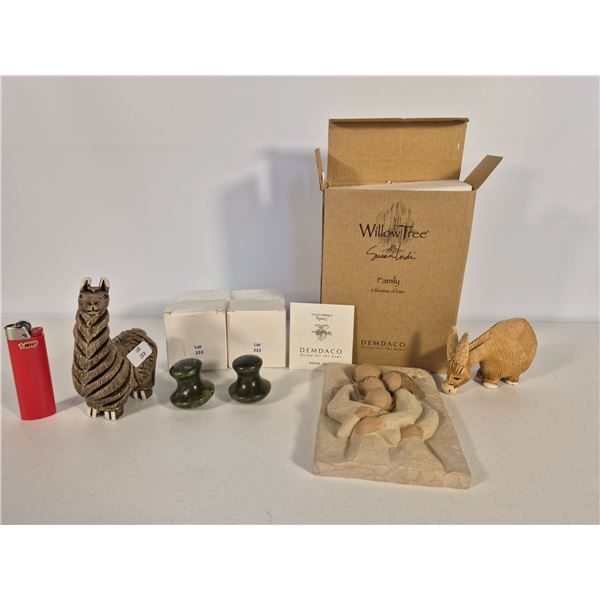 Mixed Figurines and Collectibles – Willow Tree, Soapstone, and Animal Figures