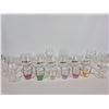 Image 1 : Assorted Barware Glasses – Crystal, Grand Marnier, and Colored Shot Glasses