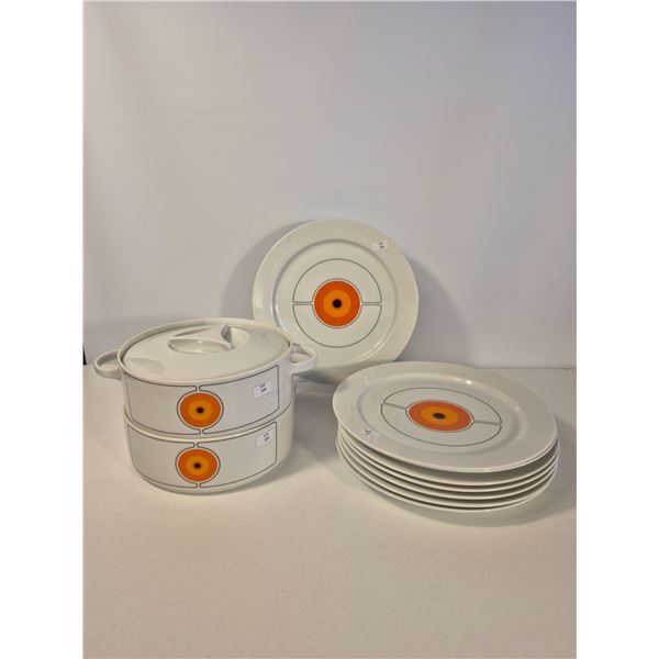 Thomas Germany Rosenthal “Eclipse” Dinnerware Set – Mid-Century Modern