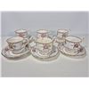 Image 1 : Royal Albert Bone China “Petit Point” Cups & Saucers – England