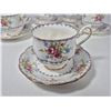 Image 2 : Royal Albert Bone China “Petit Point” Cups & Saucers – England