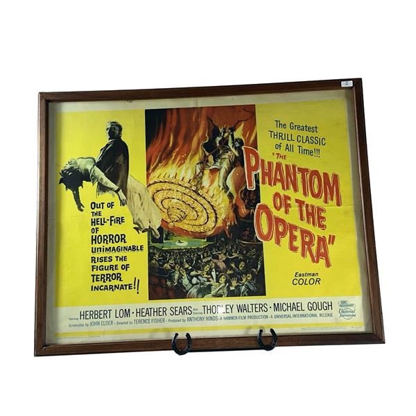 The Phantom of the Opera (1962 Hammer Horror Film Poster)