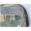 Image 4 : Antique Lightly Tinted Photograph of Homestead in Ornate Frame