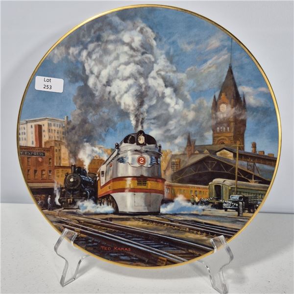The Hiawatha American Steam Collector Plate by Theodore Xaras