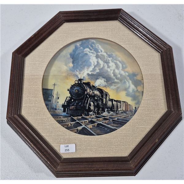 Hittin’ the Diamond American Steam Collector Plate by Theodore Xaras