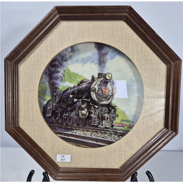 On the Horseshoe Curve American Steam Collector Plate by Theodore Xaras