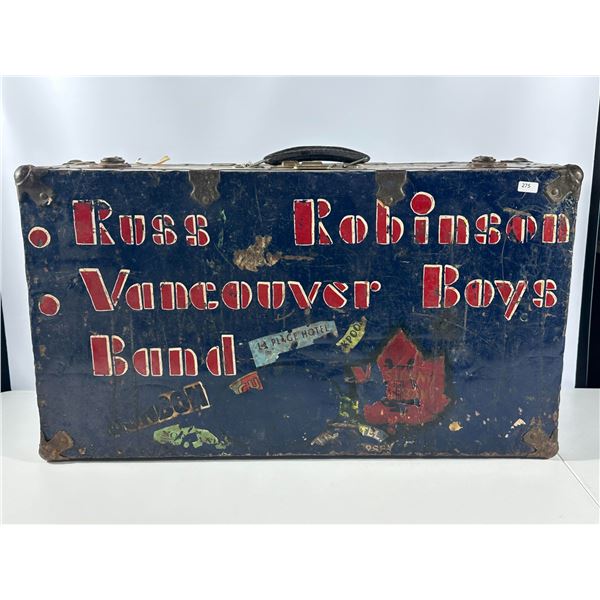 Vintage Russ Robinson Vancouver Boys Band Travel Case