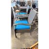 Image 3 : BLACK/BLUE PATIOFLARE WHYLIE 3PCS CHAT SET *IN BOX*
