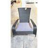 Image 2 : BLACK PATIOFLARE REGULAR MUSKOKA CHAIR W/ 6 CM THICK CUSHION *IN BOX*