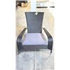 Image 2 : BLACK PATIOFLARE REGULAR MUSKOKA CHAIR W/ 6 CM THICK CUSHION *IN BOX*