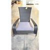 Image 2 : BLACK PATIOFLARE REGULAR MUSKOKA CHAIR W/ 6 CM THICK CUSHION *IN BOX*