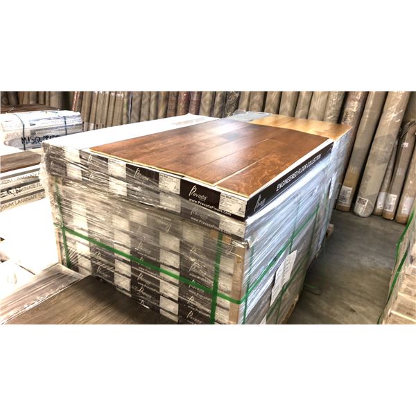 987.87 SQFT OF PRAVADA FLOORS 51 BOXES JAVA BIRCH SMOOTH ENGINEERED FLOORING  19.37 SQFT PER BOX
