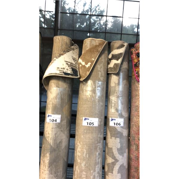 CREAM/BEIGE 200CM X 290CM TURKISH AREA RUG