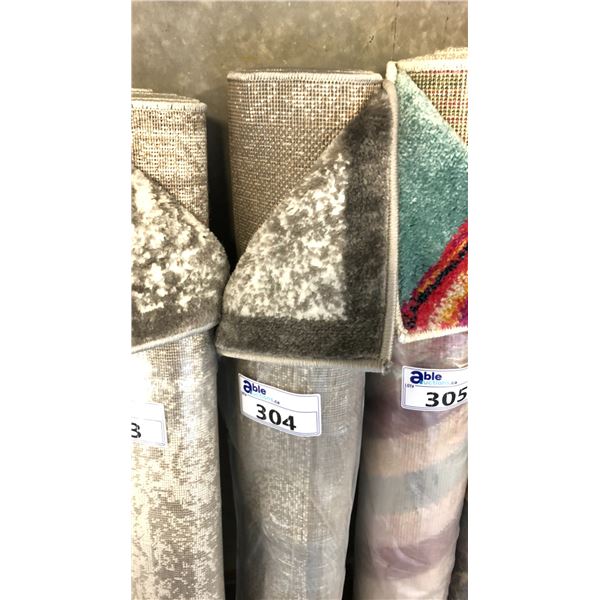 LIGHT GREY 120CM X 170CM TURKISH AREA RUG