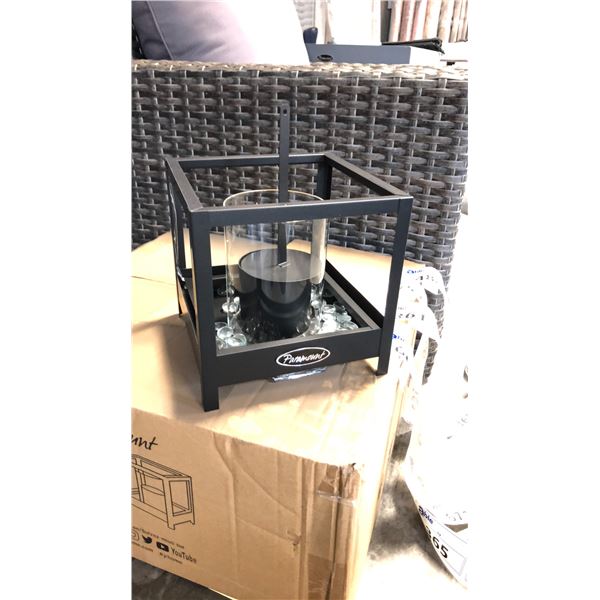 BLACK PARAMOUNT SQUARE GARDEN BURNER 2 BOXES - 4 IN EACH BOX *IN BOX*