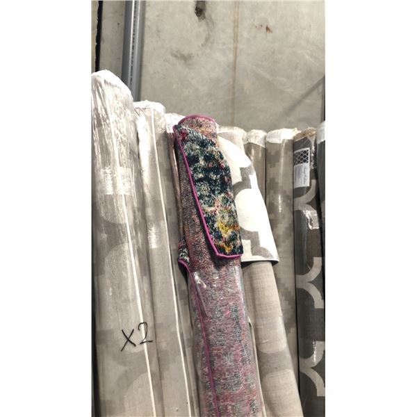 2 ASSORTED COLOR/PATTERN 240CM X 330CM TURKISH AREA RUG