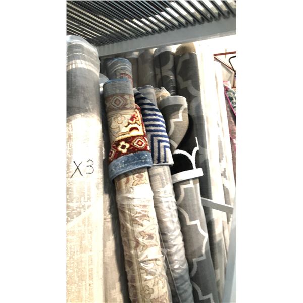 3 ASSORTED COLOR/PATTERN 200CM X 290CM TURKISH AREA RUG
