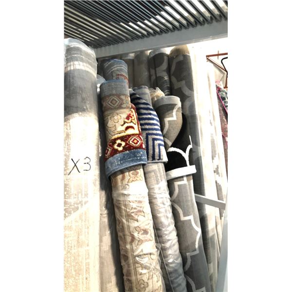 3 ASSORTED COLOR/PATTERN 200CM X 290CM TURKISH AREA RUG