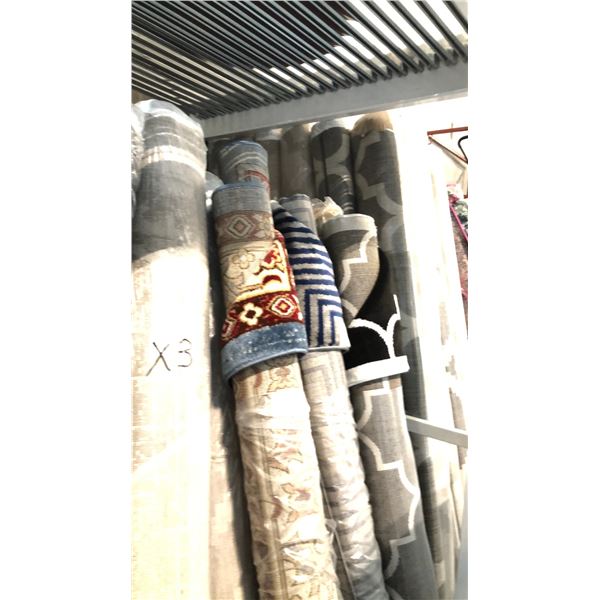 3 ASSORTED COLOR/PATTERN 200CM X 290CM TURKISH AREA RUG