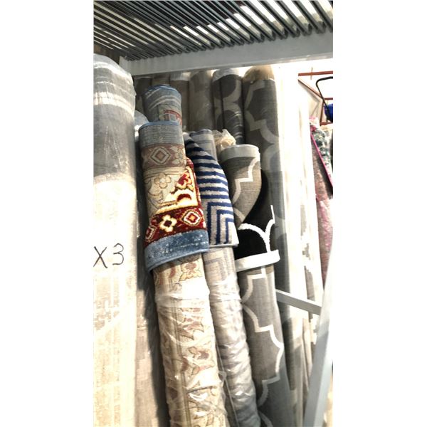 3 ASSORTED COLOR/PATTERN 200CM X 290CM TURKISH AREA RUG
