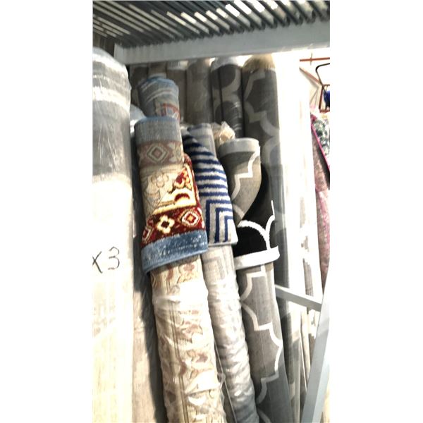 3 ASSORTED COLOR/PATTERN 200CM X 290CM TURKISH AREA RUG