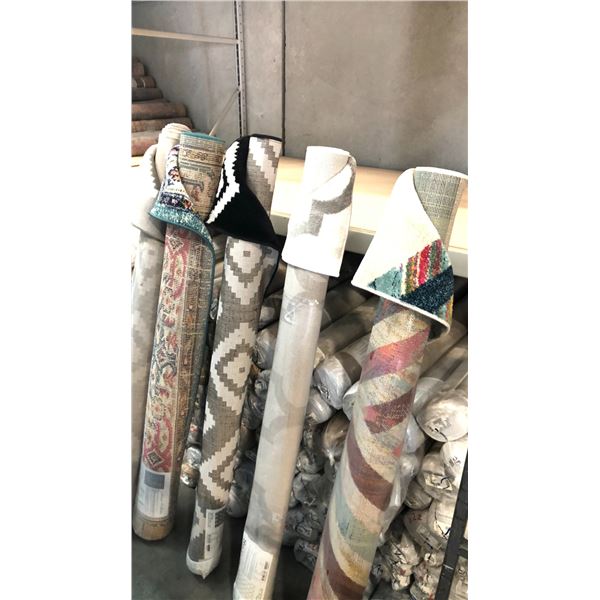 5 ASSORTED COLOR/PATTERN 160CM X 230CM TURKISH AREA RUG
