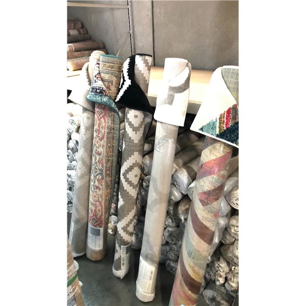 5 ASSORTED COLOR/PATTERN 160CM X 230CM TURKISH AREA RUG