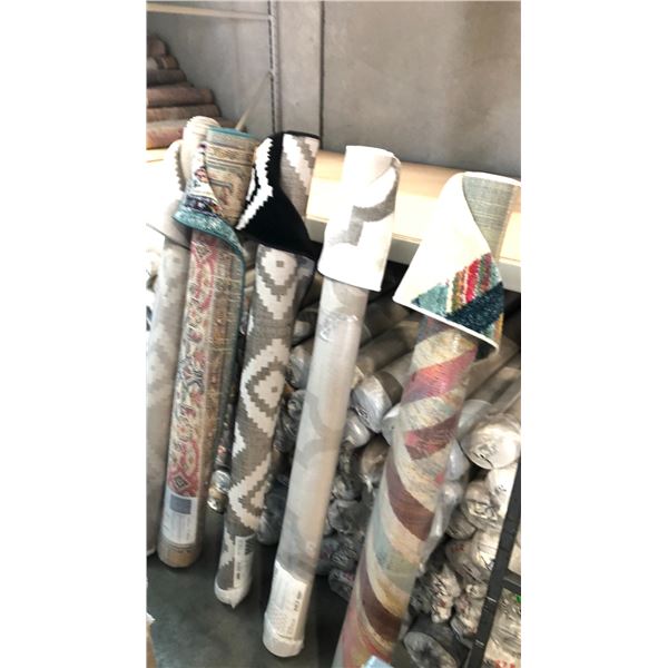 5 ASSORTED COLOR/PATTERN 160CM X 230CM TURKISH AREA RUG
