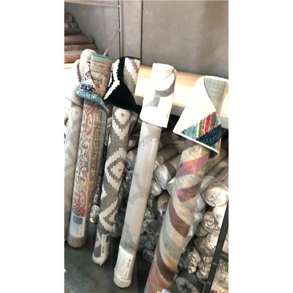5 ASSORTED COLOR/PATTERN 160CM X 230CM TURKISH AREA RUG