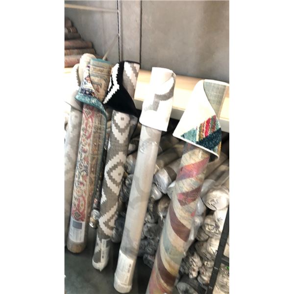 5 ASSORTED COLOR/PATTERN 160CM X 230CM TURKISH AREA RUG