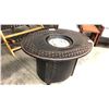 Image 2 : ANTIQUE BRONZE - PARAMOUNT OVAL FIRE PIT TABLE - MDL:FP-450 *IN BOX*