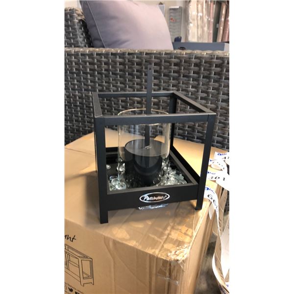 BLACK PARAMOUNT SQUARE GARDEN BURNER 2 BOXES - 4 IN EACH BOX *IN BOX*