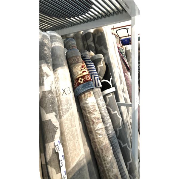 3 ASSORTED COLOR/PATTERN 200CM X 290CM TURKISH AREA RUG