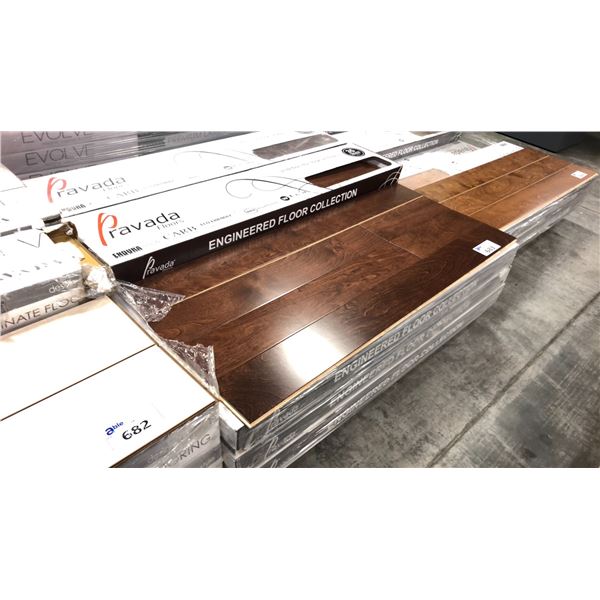 275.52 SQFT OF PRAVADA FLOORS CAPPUCCINO ALLURE SERIES 14 BOXES SMOOTH BIRCH