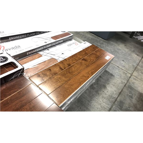 137.76 SQFT OF PRAVADA FLOORS CARAMEL ALLURE SERIES 7 BOXES SMOOTH BIRCH