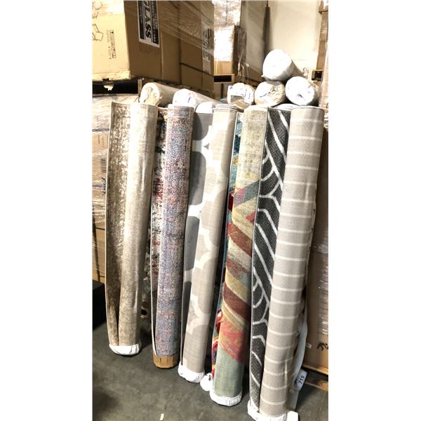 5 ASSORTED COLOR/PATTERN 160CM X 230CM TURKISH AREA RUG