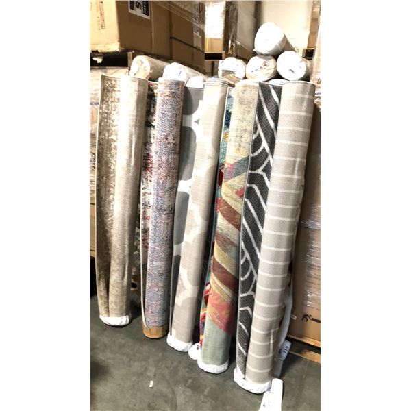 5 ASSORTED COLOR/PATTERN 160CM X 230CM TURKISH AREA RUG