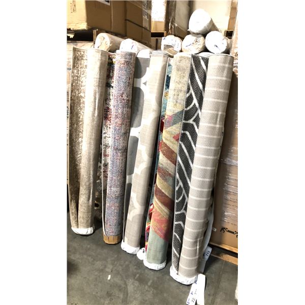 5 ASSORTED COLOR/PATTERN 160CM X 230CM TURKISH AREA RUG