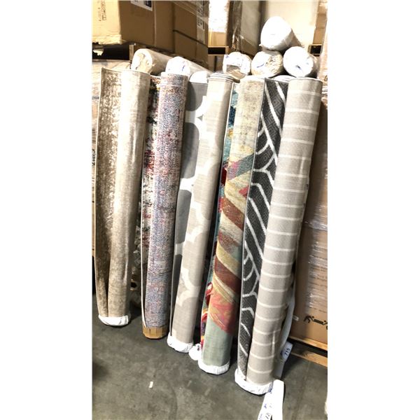 5 ASSORTED COLOR/PATTERN 160CM X 230CM TURKISH AREA RUG