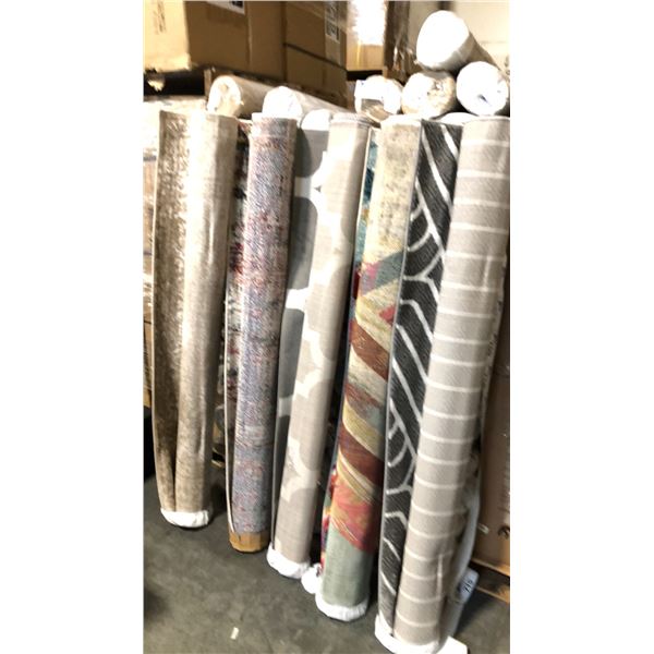 5 ASSORTED COLOR/PATTERN 160CM X 230CM TURKISH AREA RUG