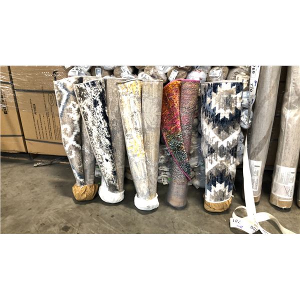 10 ASSORTED COLOR/PATTERN 80CM X 150CM TURKISH AREA RUG
