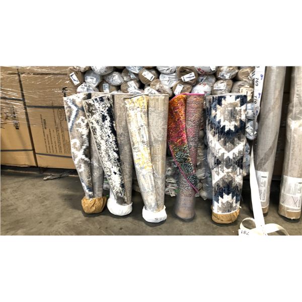 10 ASSORTED COLOR/PATTERN 80CM X 150CM TURKISH AREA RUG