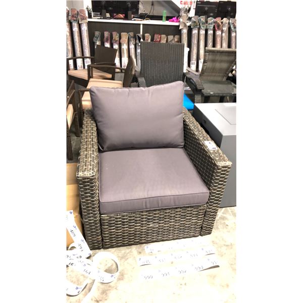 GREY PATIOFLARE WHITNEY CHAIR WITH CUSHION *IN BOX*
