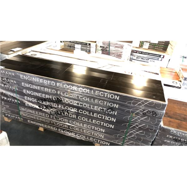 1490.88 SQFT OF PRAVADA FLOORS BRAZILLIAN BLACK CHERRY 12MM X 127MM X RL (455-2130MM) ENGINEERED