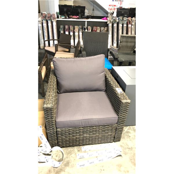 GREY PATIOFLARE WHITNEY CHAIR WITH CUSHION *IN BOX*
