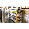 Image 1 : YELLOW ADJUSTABLE RACK W/ CONTENTS D30" X W74" X H70"