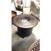 Image 2 : ANTIQUE BRONZE - PARAMOUNT ROUND FIRE PIT TABLE - MDL:FPT19114 *IN BOX*